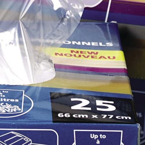 Rexel AS3000 Plastic Waste Sacks for Wide Entry Shredders 175L (pack of 100) - Image 3