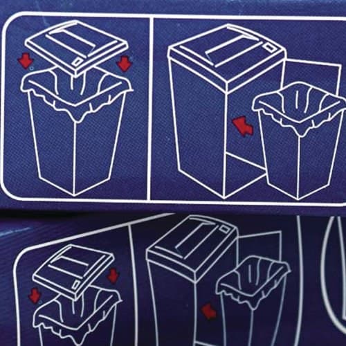Rexel AS3000 Plastic Waste Sacks for Wide Entry Shredders 175L (pack of 100) - Image 4