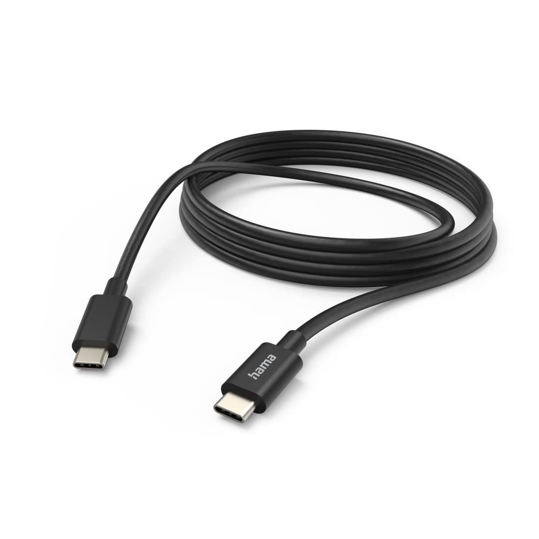 Hama USB-C to USB-C Charging Cable, 3 m, Black