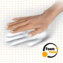Fellowes PlushTouch Mouse Mat with Wrist Support - Microban Antibacterial Protection, Non-Slip Rubber Base - Black 9252003 thumbnail 4