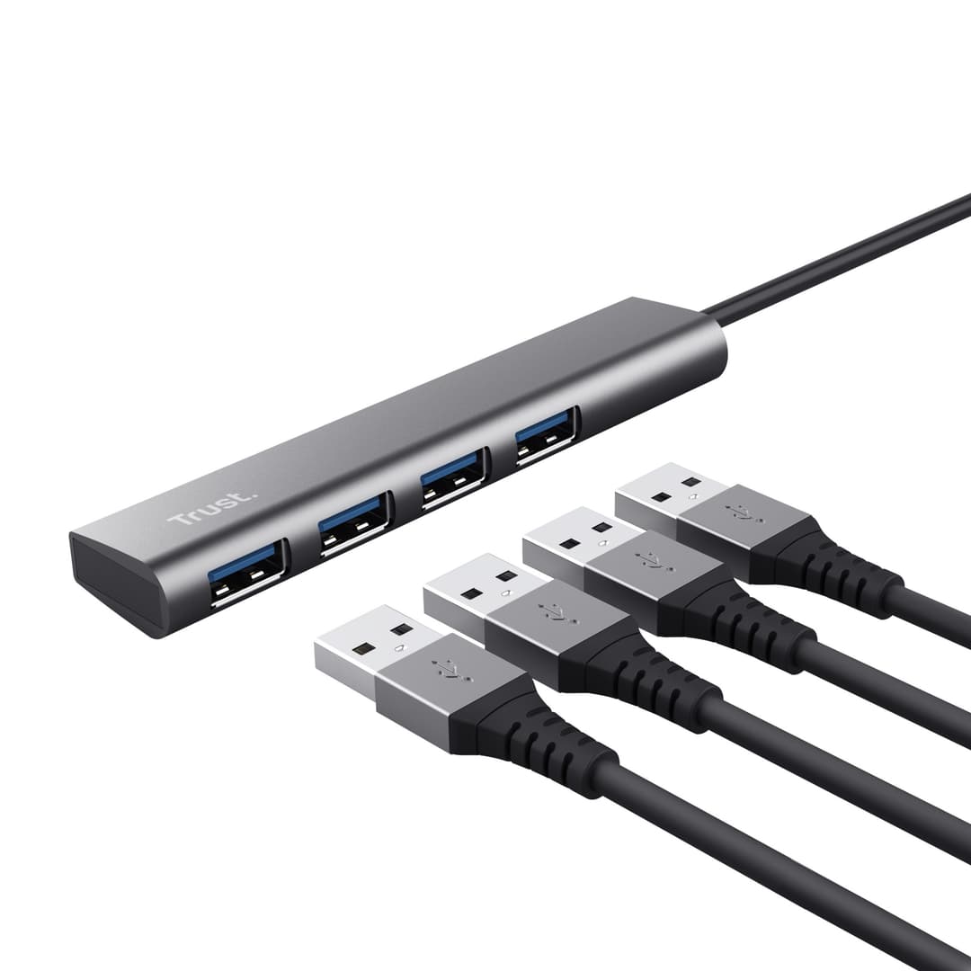 Trust Halyx USB 3.2 Gen 1 (3.1 Gen 1) Type-A 5 Mbit/s Grey - Image 3