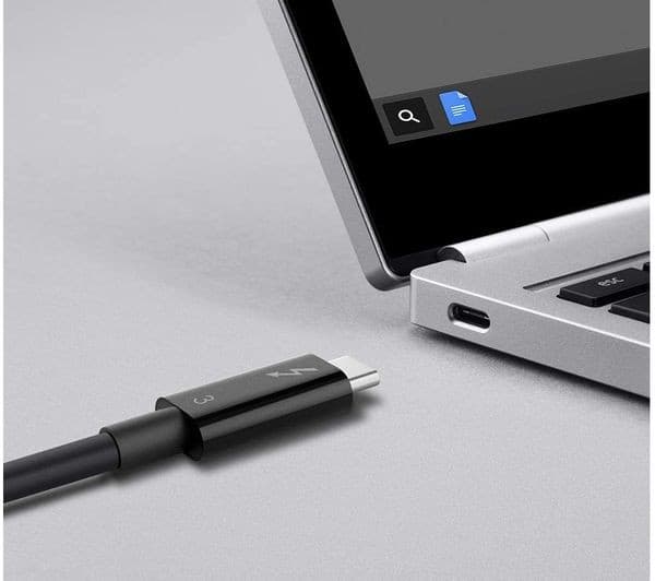 Belkin Thunderbolt 3 USB-C to USB-C Cable 40Gbps 100W - 0.8 m - Black - Image 3
