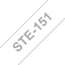 Brother STe-151 Stencil Tape Cassette 24mm x 3m Black - P-touch TZ/TZe thumbnail 1