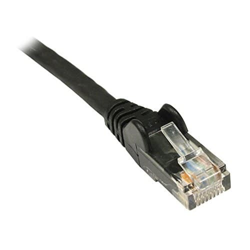 2mtr Scan Black Cat 5e Snagless Moulded Patch Lead - Image 1