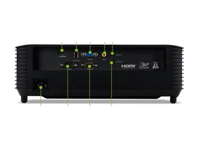 Acer X129H DLP Projector - XGA (1024 x 768), 4800 ANSI Lumens, 3D Ready - Image 5