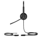 Yealink YHS34 Dual Wired Headset, QD to RJ9, Black thumbnail 3