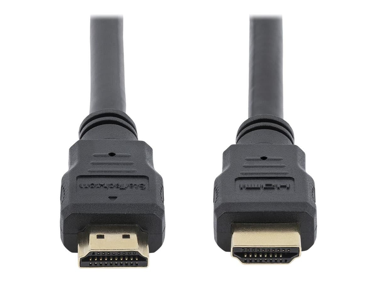 StarTech.com HDMM1M High Speed HDMI Cable with Ethernet 1m 4K 30Hz HDMI 1.4 M/M Black