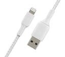 Belkin Braided Lightning to USB-A Cable 1m White thumbnail 4