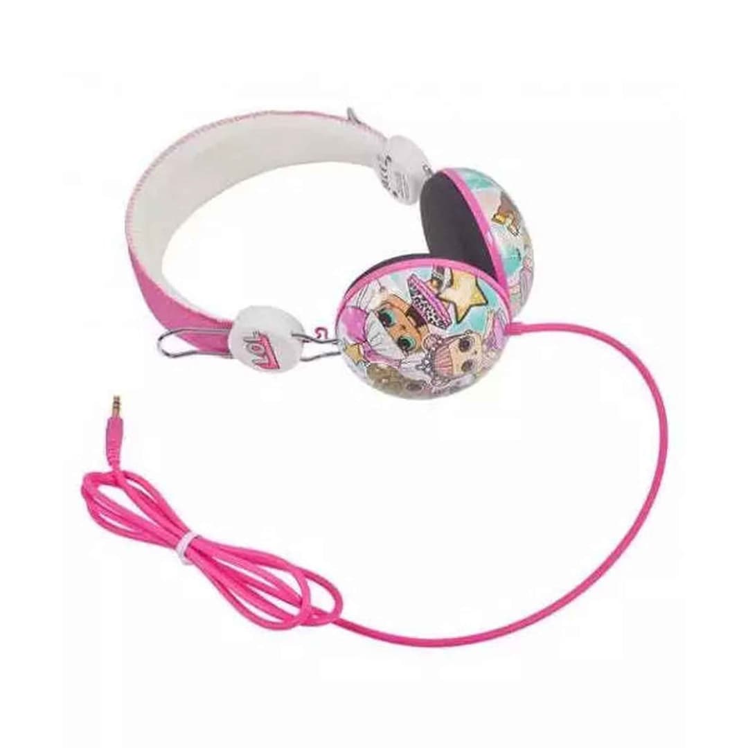 L.O.L. Surprise! Glitter Glam Kid's Wired Headphones - Pink - Image 3