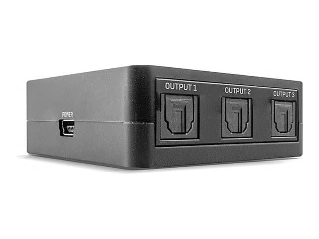 Lindy 3 Port TosLink (Optical) Digital Audio Splitter (70480) - Image 2