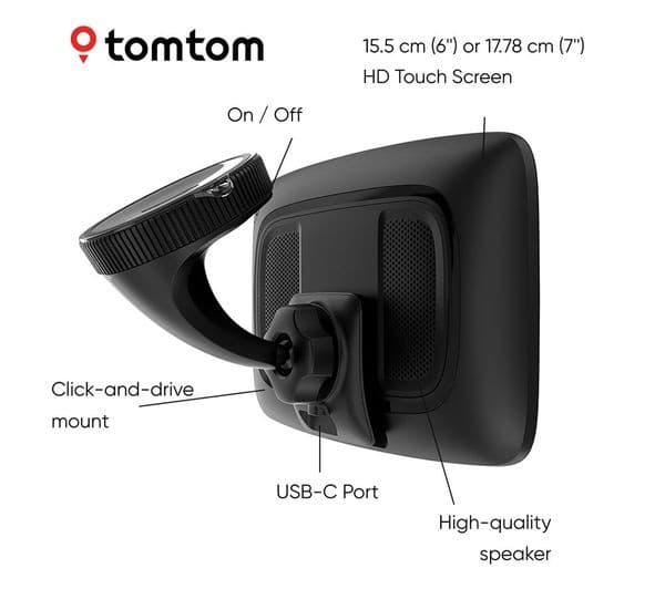 TOMTOM GO Expert Plus HGV 6" Sat Nav - Worldwide Maps - Image 8