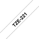 Brother TZe-221 laminated label-making tape Black on white 9mm x 8m thumbnail 1