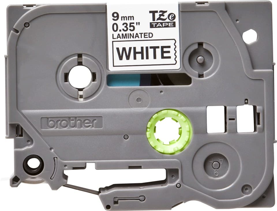 Brother TZe-221 laminated label-making tape Black on white 9mm x 8m - Image 2