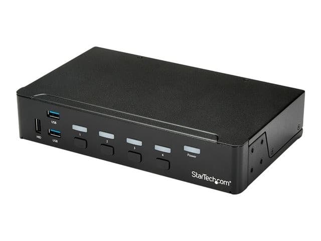 StarTech SV431HDU3A2 4 Port HDMI KVM Switch - 1080p, 3-Port USB 3.0 Hub & Audio