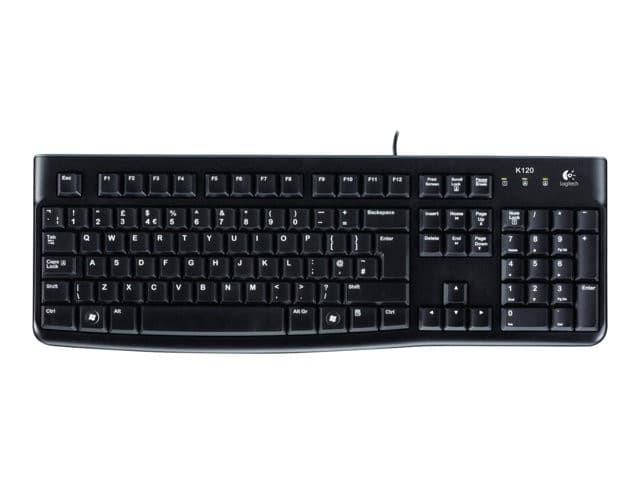 Logitech K120 Keyboard Black - Image 6