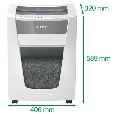 Leitz IQ Office Pro paper shredder Micro-cut shredding 55 dB 23 cm White - Image 3