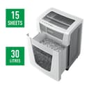 Leitz IQ Office Pro paper shredder Micro-cut shredding 55 dB 23 cm White thumbnail 4
