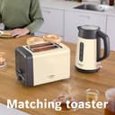 Bosch DesignLine Plus Cordless Kettle TWK4P437GB 1.7L 3000W - Cream thumbnail 7