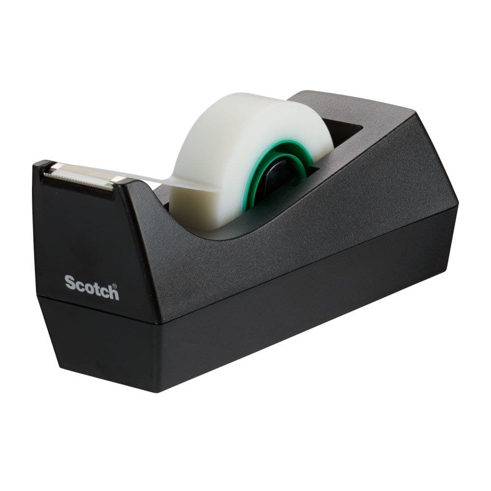 Scotch Dispenser C38 Black + 3 Rolls Scotch Magic 19 mm x 33 m - Image 1