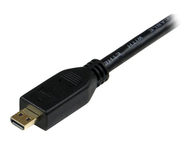 StarTech HDADMM3M HDMI to Micro HDMI Cable with Ethernet 3m Black - Image 4