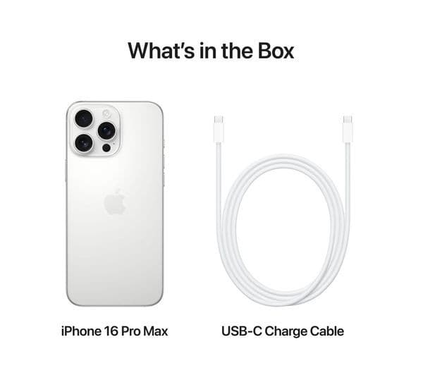 Apple iPhone 16 Pro Max - 512 GB, White Titanium - Image 9