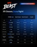 VITURE Beast XR Glasses Regular (IPD 64mm) 174-inch 1200p 120Hz 58 degree FOV 3DoF - Jet Black thumbnail 5