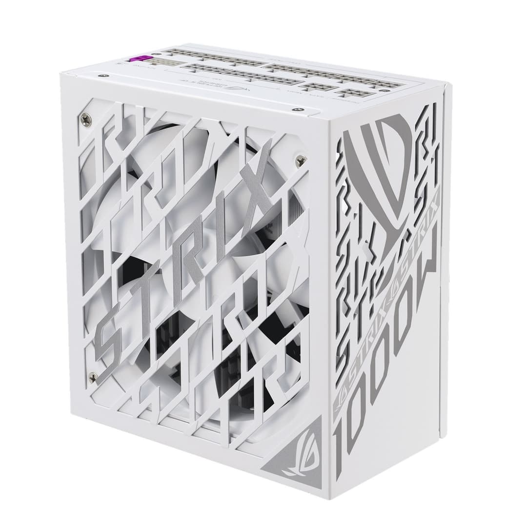 ASUS ROG Strix 1000W Platinum White Edition ATX 3.1 Fully Modular Power Supply - ROG-STRIX-1000P-GAMING-WHITE - Image 3