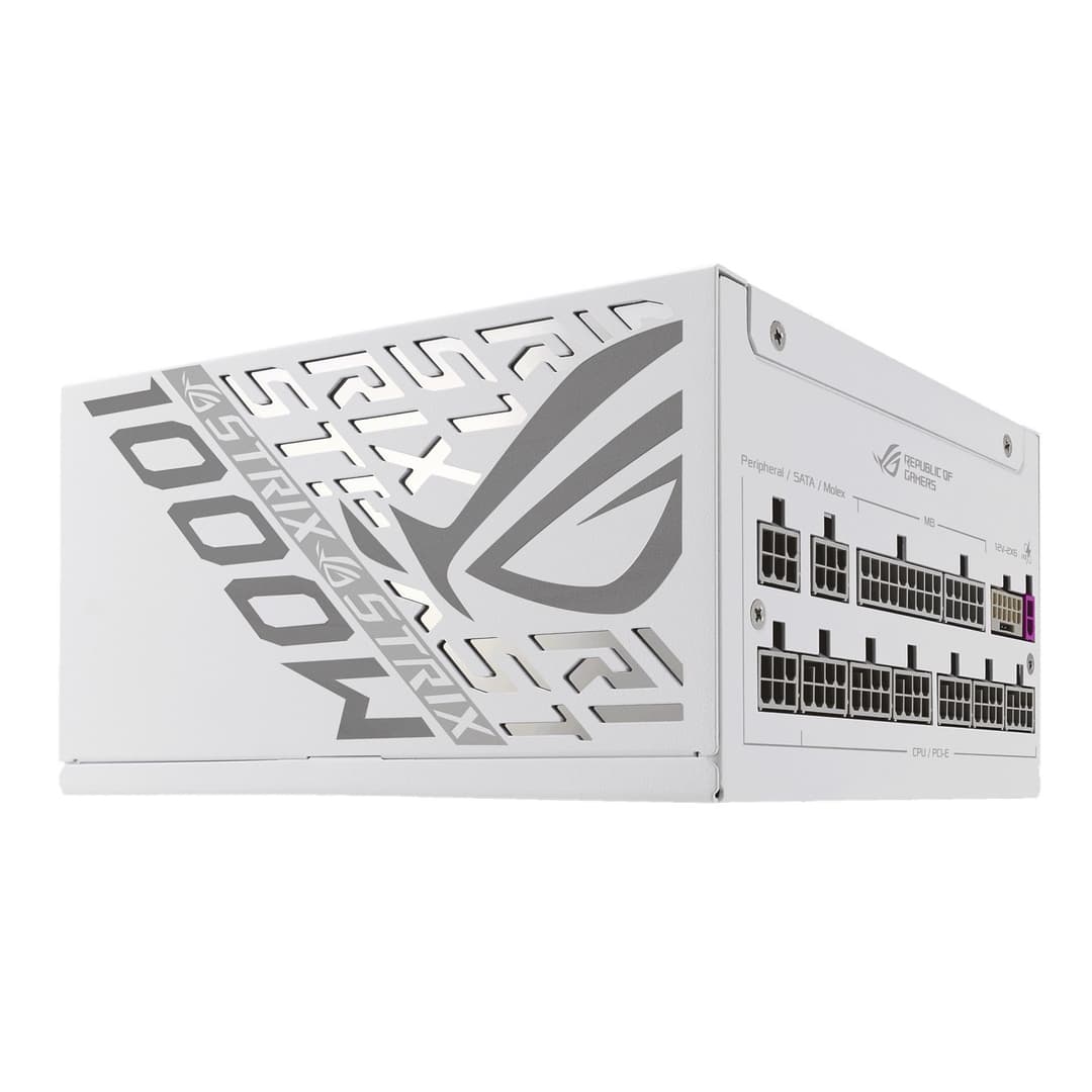 ASUS ROG Strix 1000W Platinum White Edition ATX 3.1 Fully Modular Power Supply - ROG-STRIX-1000P-GAMING-WHITE - Image 5
