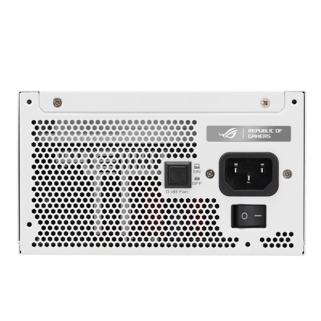 ASUS ROG Strix 1000W Platinum White Edition ATX 3.1 Fully Modular Power Supply - ROG-STRIX-1000P-GAMING-WHITE - Image 7
