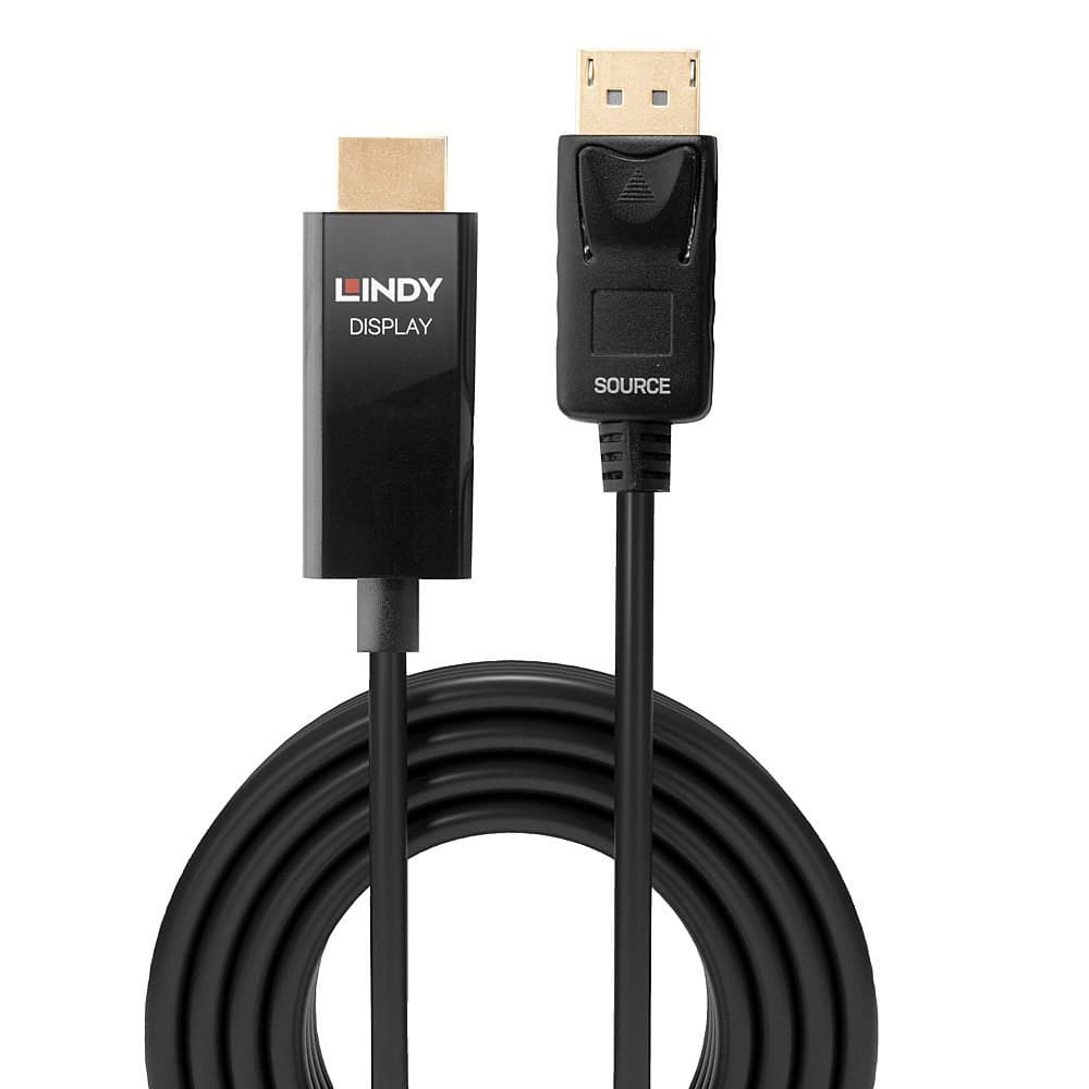 Lindy 2m Active DisplayPort to HDMI 4K60Hz Adapter Cable with HDR - Image 2