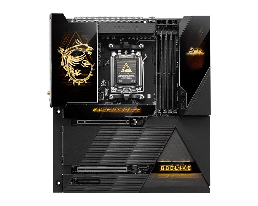 MSI MEG X870E GODLIKE Motherboard AMD X870E Socket AM5 DDR5 Wi-Fi 7 Extended ATX - Image 2