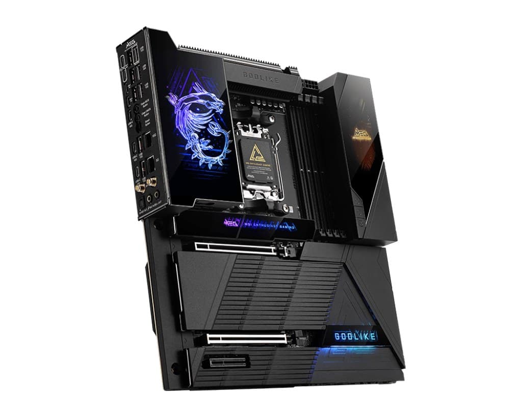 MSI MEG X870E GODLIKE Motherboard AMD X870E Socket AM5 DDR5 Wi-Fi 7 Extended ATX - Image 4