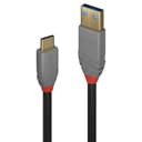 Lindy 1m USB 3.2 Type A to C Cable, 10Gbps, 5A, PD, Anthra Line thumbnail 1