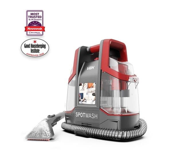 Vax SpotWash CDCW-CSXS Carpet Cleaner Graphite & Red - Image 2