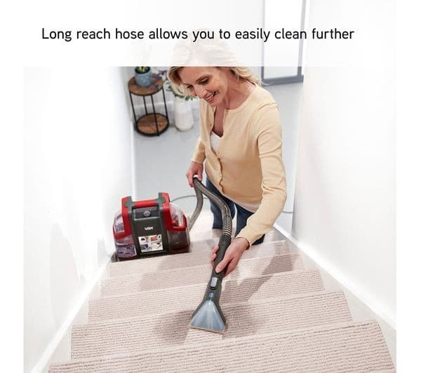 Vax SpotWash CDCW-CSXS Carpet Cleaner Graphite & Red - Image 9