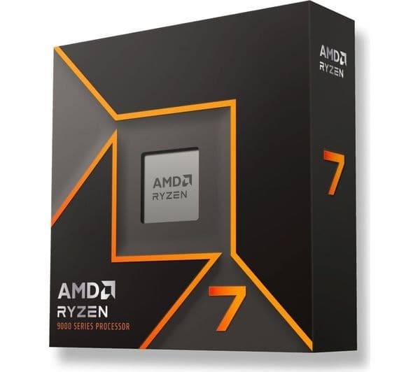 AMD Ryzen 7 9700X Processor 8-Core 16-Thread 5.5 GHz Boost Socket AM5 - Image 1