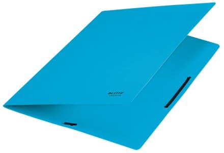 Leitz Recycle Card Folder with Elastic Bands A4 (Pack of 10) - Blue - Image 2