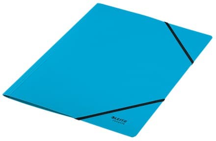 Leitz Recycle Card Folder with Elastic Bands A4 (Pack of 10) - Blue - Image 3