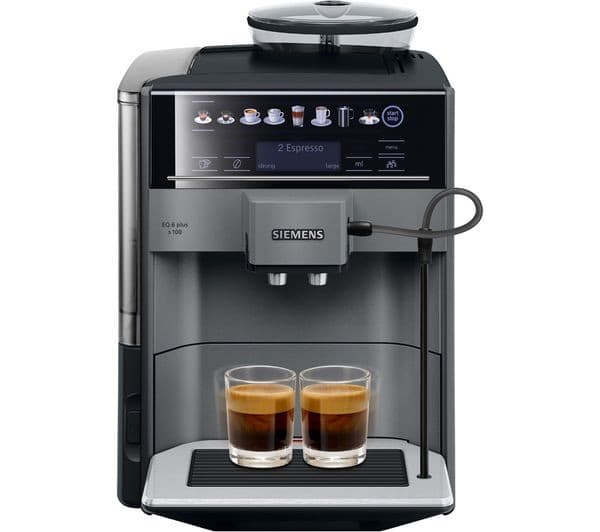 Siemens EQ6 S100 TE651209GB Bean to Cup Coffee Machine Titanium