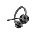 Poly Voyager 4320 UC Stereo Wireless USB Headset Black with BT700 USB-A Adapter + Charging Stand - 77Y99AA thumbnail 2