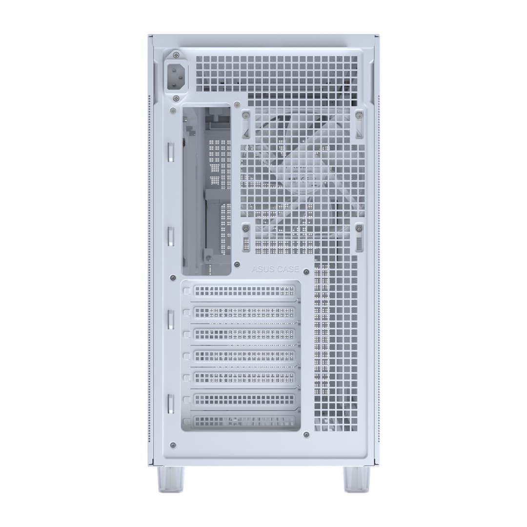 ASUS Prime AP303 Tempered Glass Panel 44L ATX Mid-Tower PC Case, USB-C 20Gbps - White - Image 7