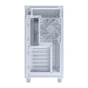 ASUS Prime AP303 Tempered Glass Panel 44L ATX Mid-Tower PC Case, USB-C 20Gbps - White thumbnail 7