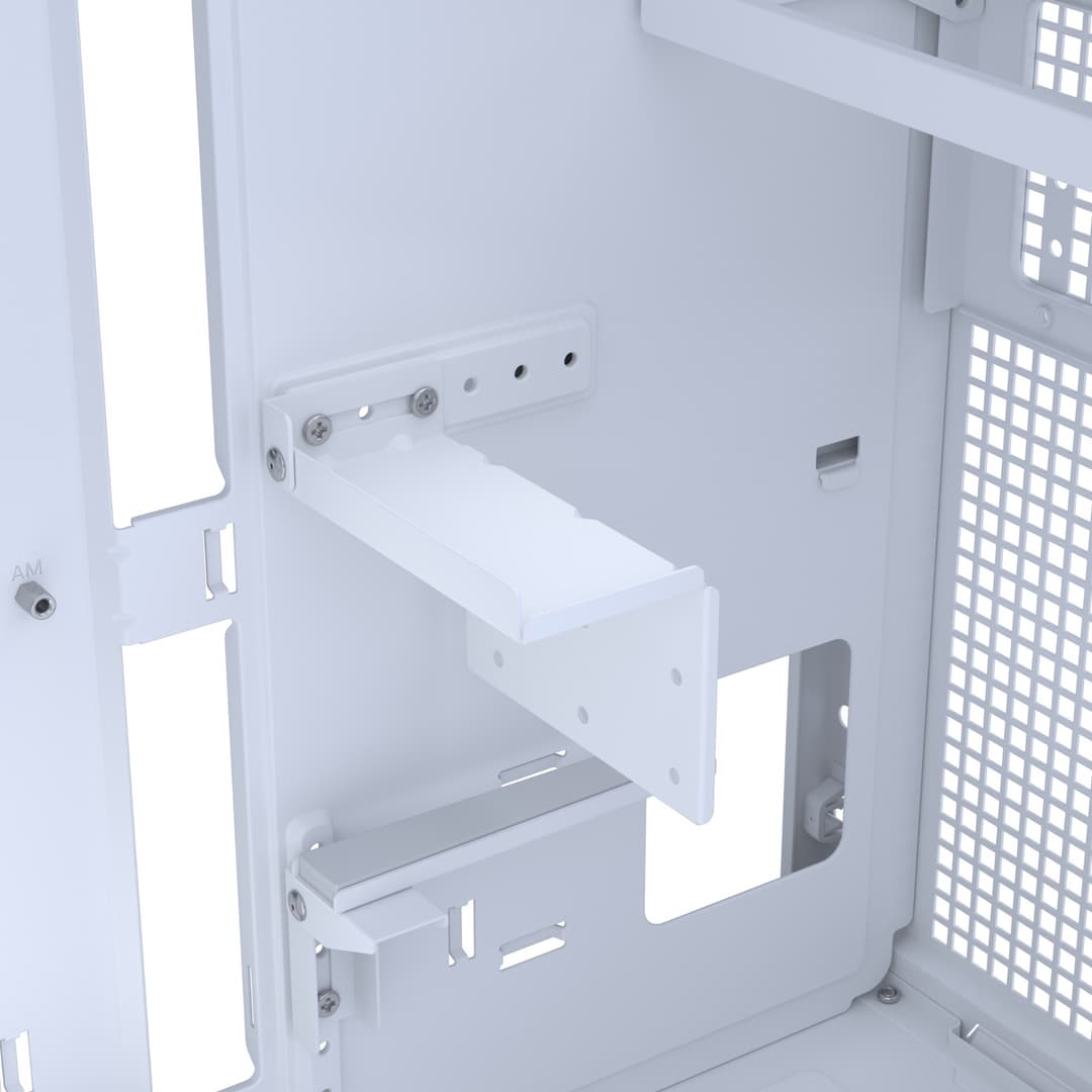 ASUS Prime AP303 Tempered Glass Panel 44L ATX Mid-Tower PC Case, USB-C 20Gbps - White - Image 8