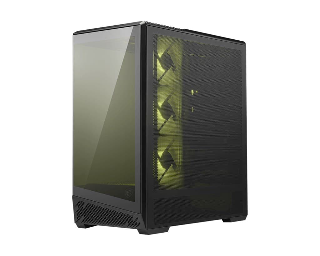 MSI MAG PANO 130R PZ ARGB Tempered Glass Mid Tower PC Case - Black