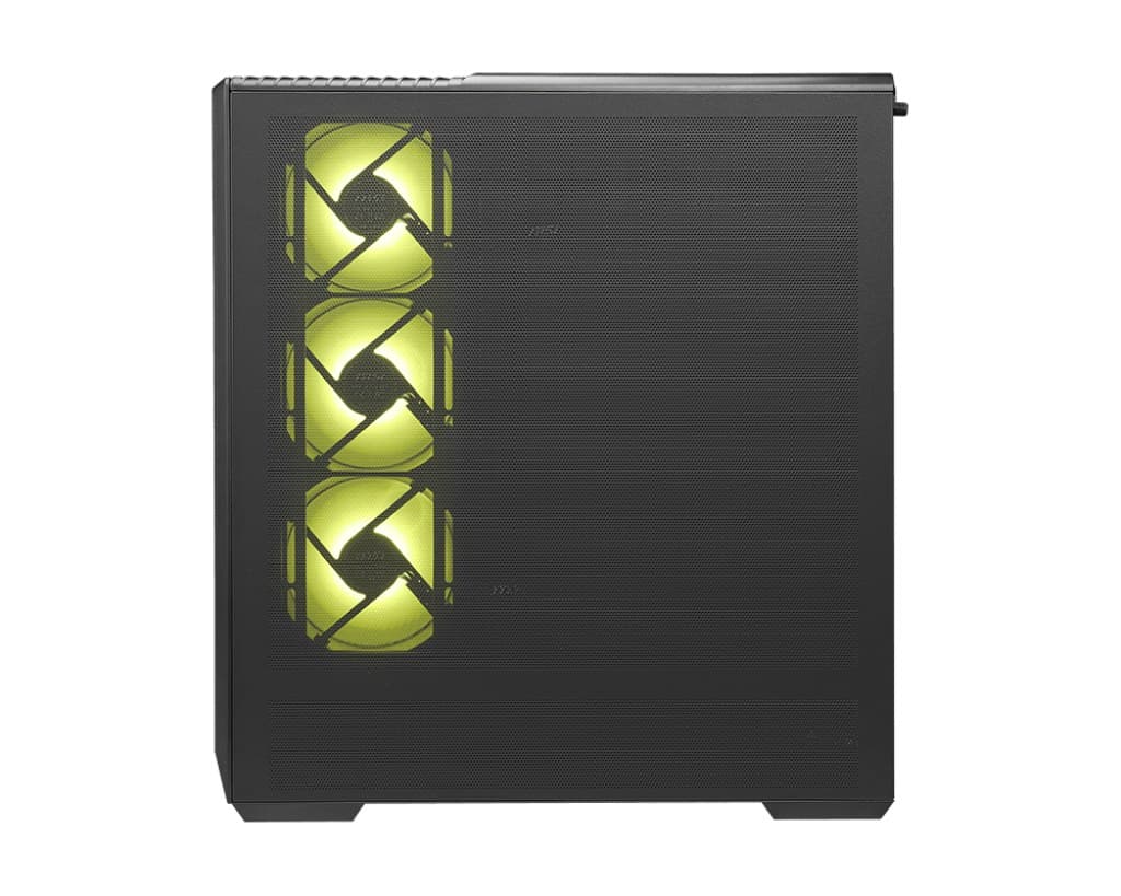 MSI MAG PANO 130R PZ ARGB Tempered Glass Mid Tower PC Case - Black - Image 2
