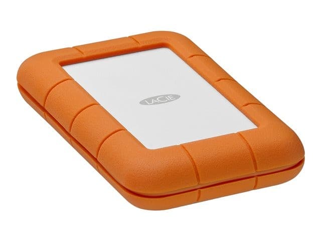 LaCie Rugged USB-C 1TB Portable Hard Drive Orange - Image 5