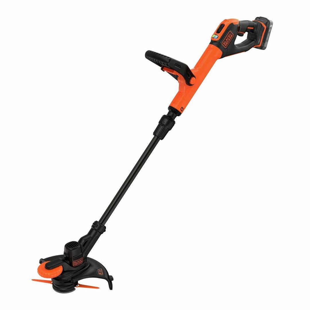 Black+Decker BCSTR918D1-GB 18V 28cm Cordless Grass Trimmer with 2.0Ah Battery & Charger - Image 1