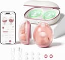 Momcozy Air 1 Ultra Slim Hands Free Wearable Double Breast Pump with Wireless Charging Case thumbnail 1