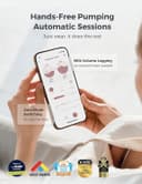 Momcozy Air 1 Ultra Slim Hands Free Wearable Double Breast Pump with Wireless Charging Case thumbnail 7