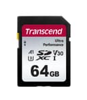 Transcend 64GB UHS-I SD 340S Ultra Performance SDXC Card U3 A1 V30 thumbnail 1